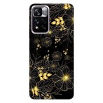 Xiaomi Redmi Note 11 Pro+ кейс Златни цветя