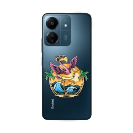 Xiaomi Redmi 13C кейс Фламинго