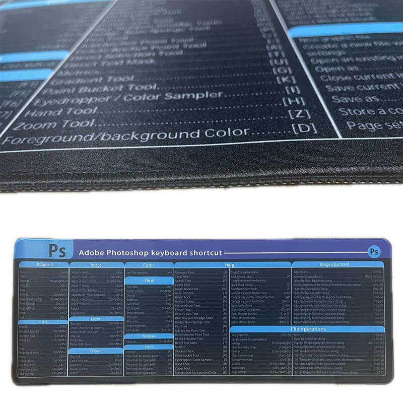 Голям пад за мишка – Пад за бюро Photoshop