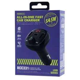 FM трансмитер и зарядно за кола Remax RCC331 - 64.5W