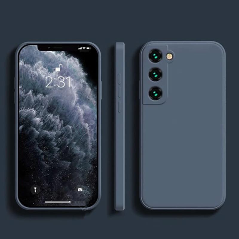 Силиконов тъмно сив калъф за iPhone