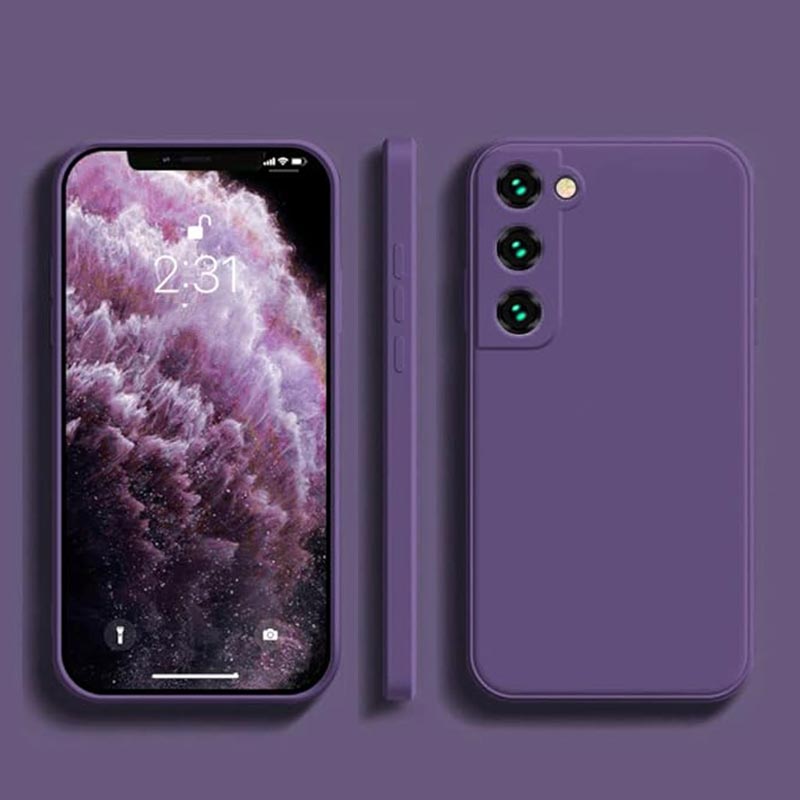 Силиконов тъмно лилав калъф за Huawei
