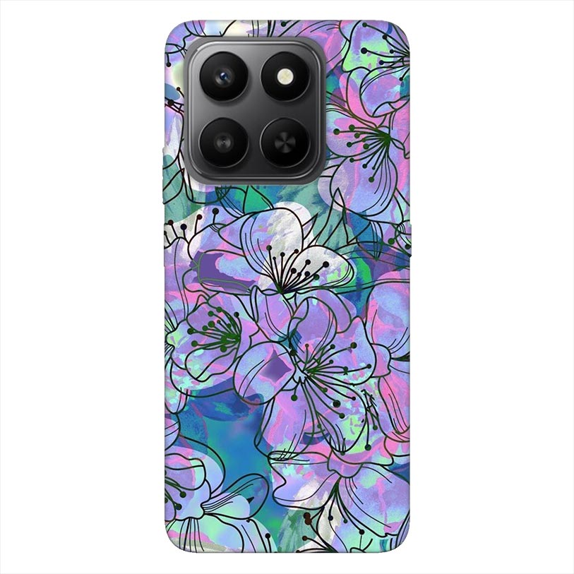 Honor X7D кейс Цветя