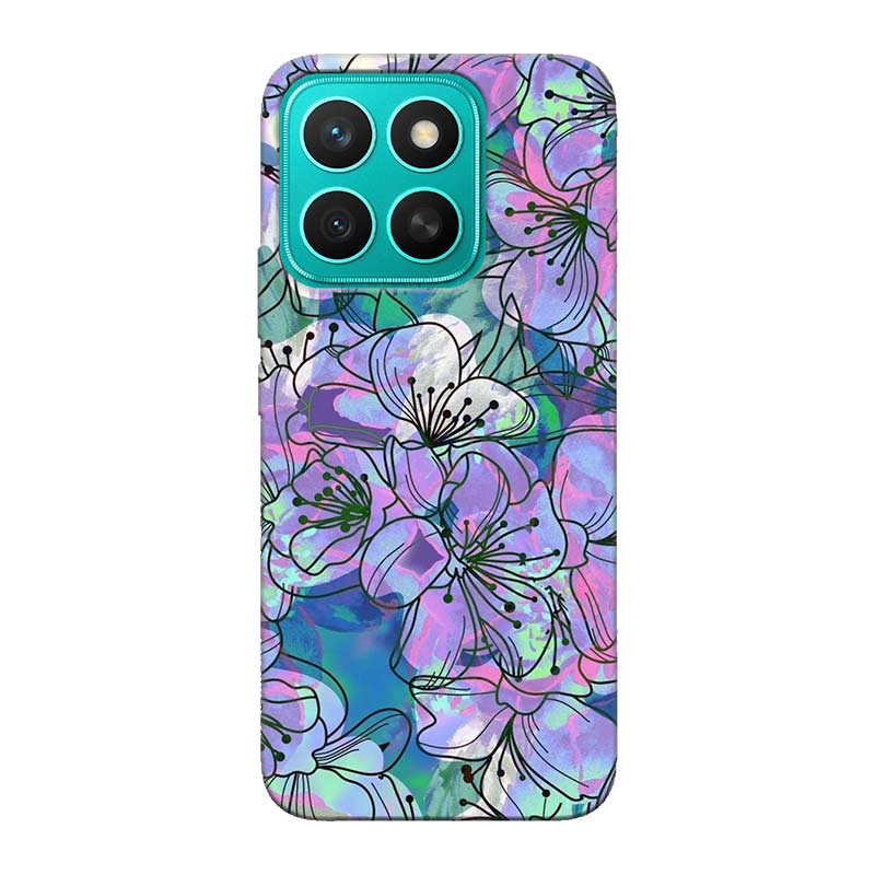 Honor X8C калъф Цветя