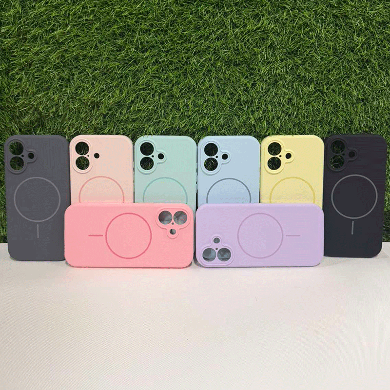 Цветен MagSafe кейс за iPhone 17