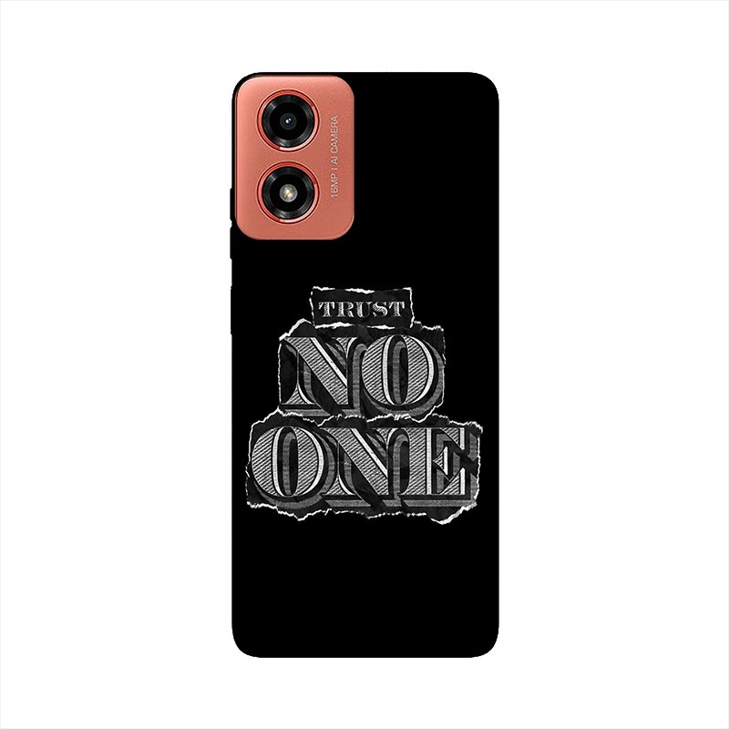 Moto G04 кейс Trust No One