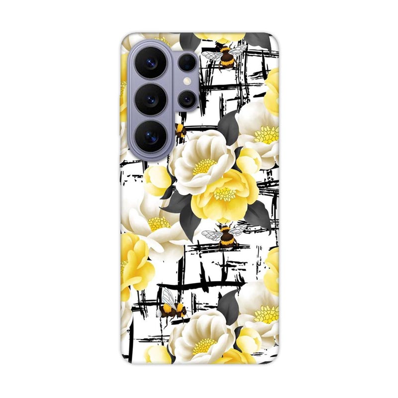 Samsung S26 Ultra кейс - Golden Blossom Bees