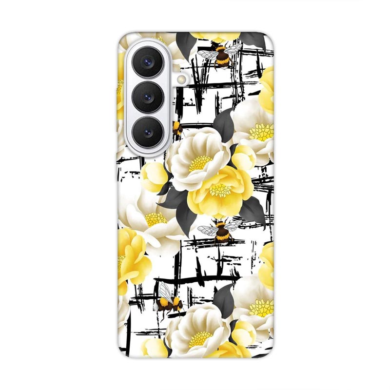 Samsung S26 калъф - Golden Blossom Bees