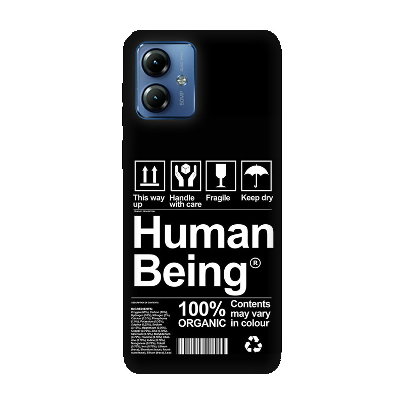 Motorola Moto G14 кейс Human Being