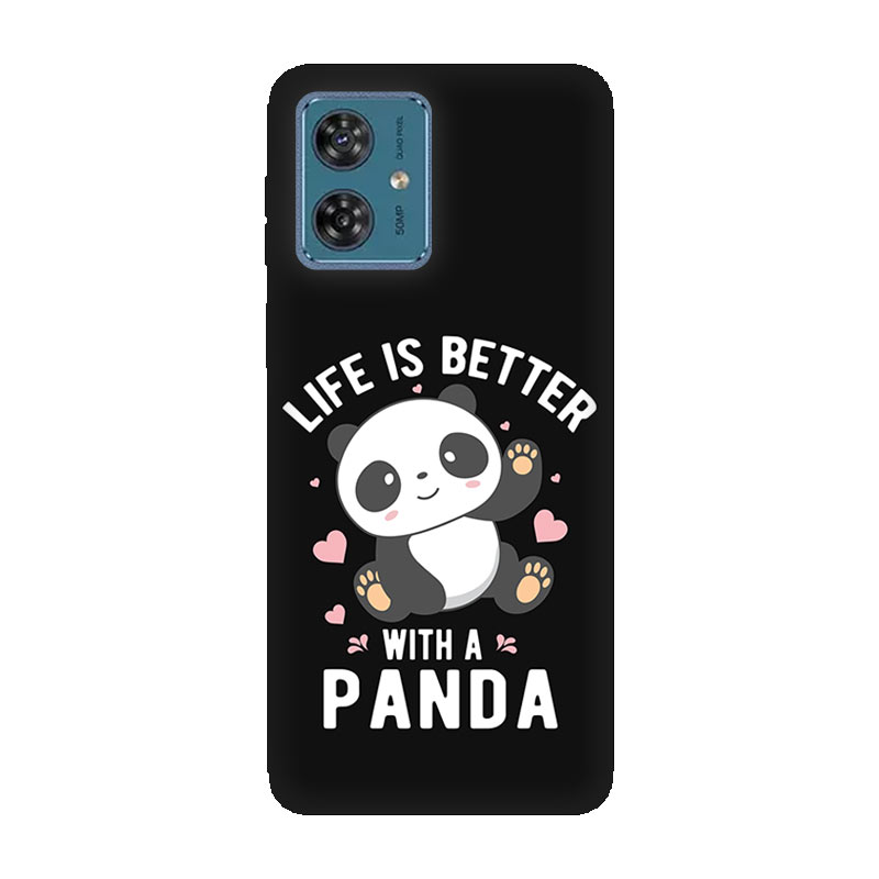 Motorola Moto G54 калъф Better With Panda