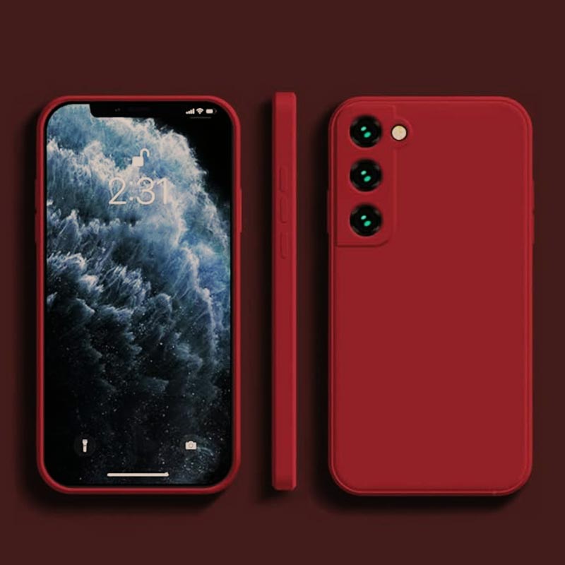 Силиконов бордо калъф за Samsung