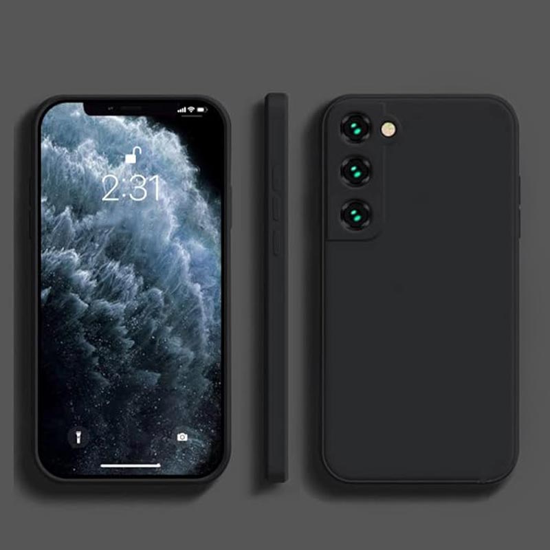Силиконов черен калъф за Samsung