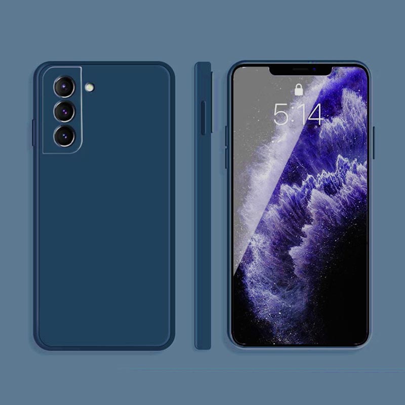 Силиконов син калъф за Samsung